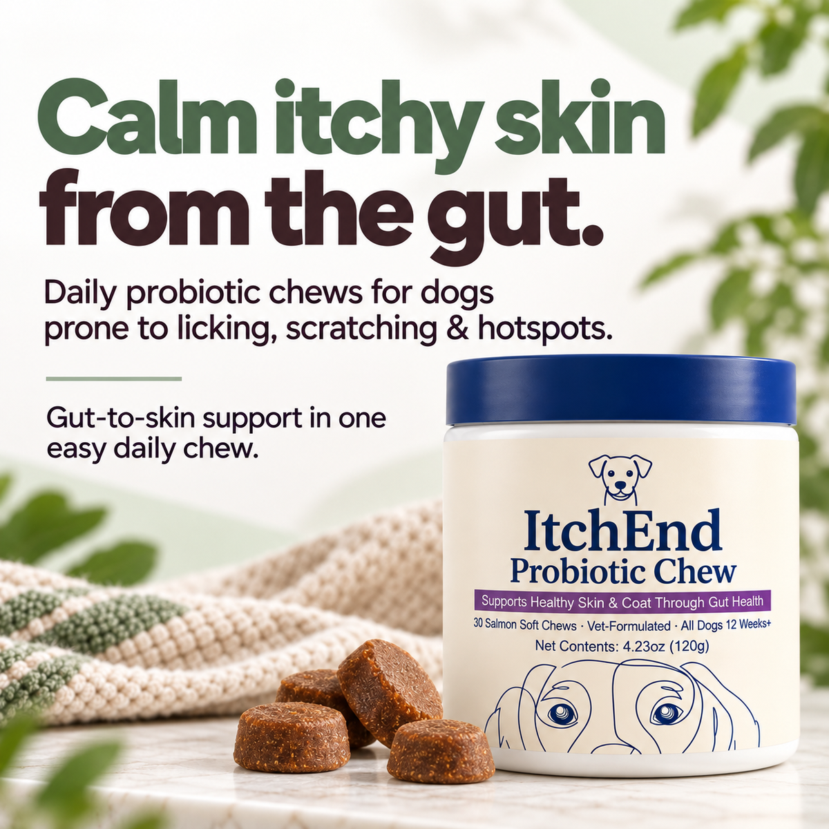 ItchEnd™ Microbiome Restoration Chews