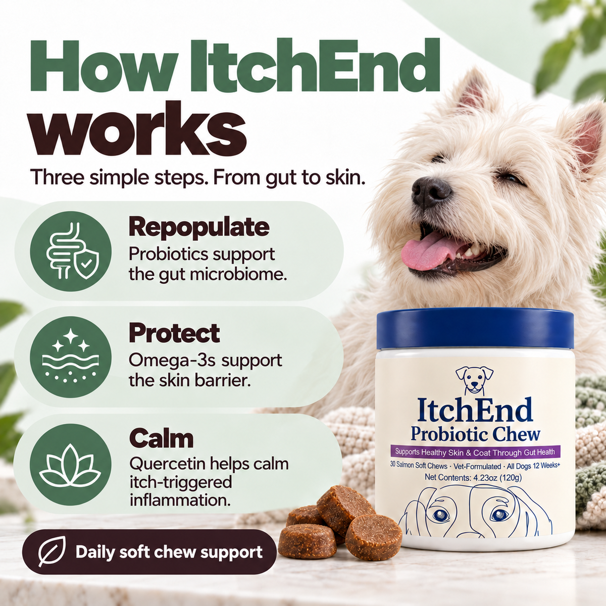 ItchEnd™ Microbiome Restoration Chews